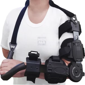 FÉRULA POST-OPERATORIA ARTICULADA PARA CODO ROM MECÁNICA UNIVERSAL