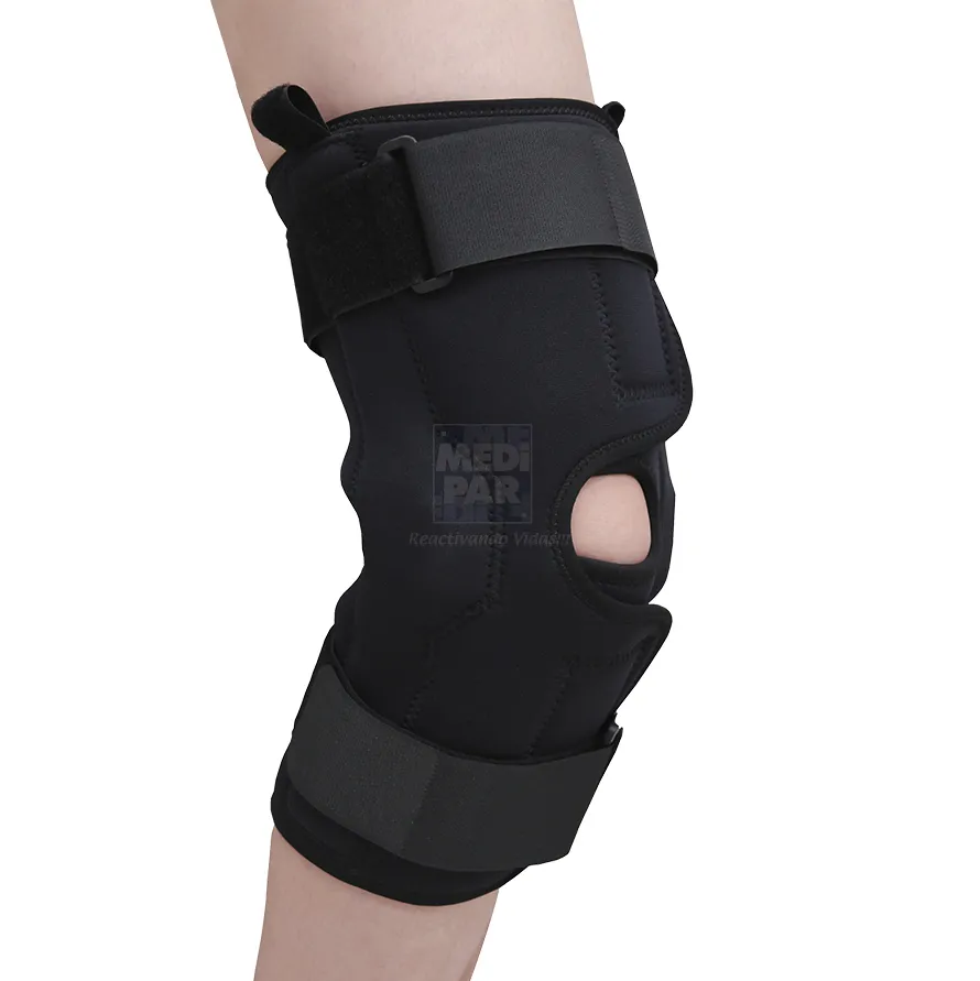 RODILLERA ABIERTA DE NEOPRENO CON BISAGRAS